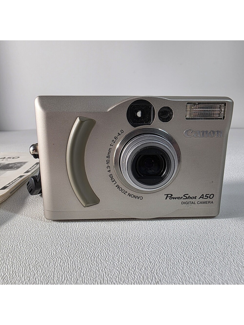 Canon PowerShot A50 Digital Camera W/Battery & CF Card WORKING READ